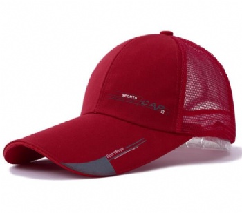 Polyester trucker cap mesh cap with logo imprinted