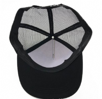 Quality trucker cap customize flat brim mesh trucker cap high crown cap