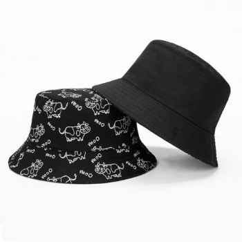 Customize reversible bucket hat full color print fisher hats double sided bucket hats