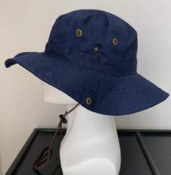 Bucket hat with string plain bucket hat unisex fisherman caps