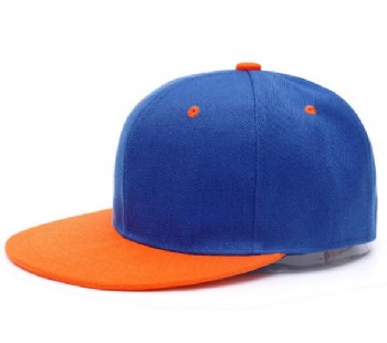 Snapback cap flat brim snapback blank design 2-tone color six panel