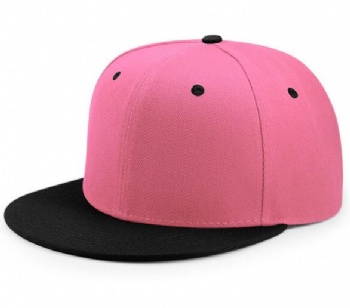 Snapback cap flat brim snapback blank design 2-tone color six panel