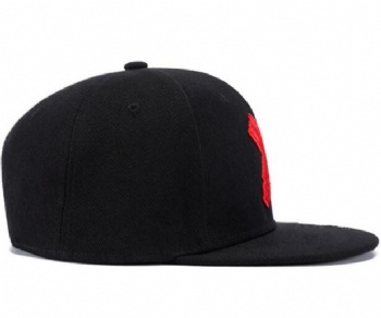 Custom flat brim snapback customize logo embroidery hip hop cap