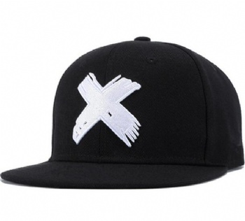 Custom flat brim snapback customize logo embroidery hip hop cap