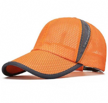 Wholesale Unisex Breathable Full Mesh Sport Cap Quick Dry Running Hat Lightweight Cooling Water Baseball Hat