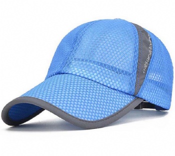 Wholesale Unisex Breathable Full Mesh Sport Cap Quick Dry Running Hat Lightweight Cooling Water Baseball Hat