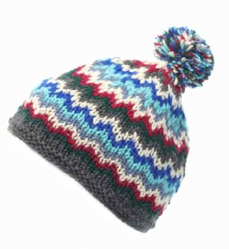 Quality Wool Hats Checkered Warm Beanie With Pom Pom Fashion Winter Hat Beanie Winter