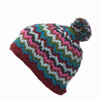 Quality Wool Hats Checkered Warm Beanie With Pom Pom Fashion Winter Hat Beanie Winter